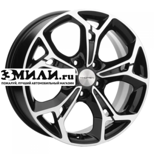 Диск 7x17 5x114.3 ET37 D66.5 Khomen Wheels KHW1702 (Haval) Black-FP