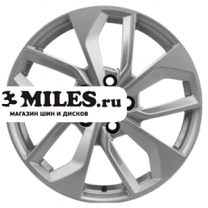 Диск 7x17 5x114.3 ET50 D67.1 Khomen Wheels KHW1703 (CX-5/Seltos) F-Silver