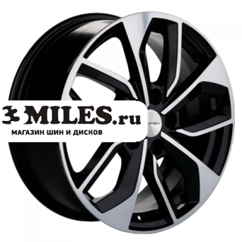 Диск 7x17 5x108 ET40 D54.1 Khomen Wheels KHW1703 (Москвич 3) Black-FP