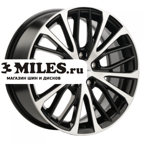 Диск 7x17 5x108 ET40 D60.1 Khomen Wheels KHW1705 (Chery Tiggo) Black-FP