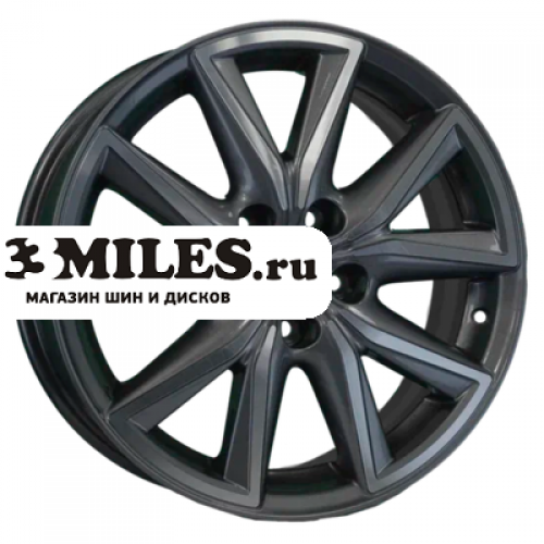 Диск 7x17 5x114.3 ET37 D66.5 Khomen Wheels KHW1706 (Haval Jolion) Gray-FP