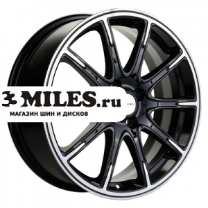 Диск 6.5x17 4x100 ET44 D54.1 Khomen Wheels KHW1507 (Rio I / II Solaris I / II) Black-FP