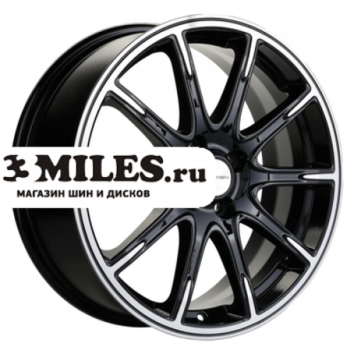 Диск 6.5x17 4x100 ET44 D54.1 Khomen Wheels KHW1507 (Rio I / II Solaris I / II) Black-FP