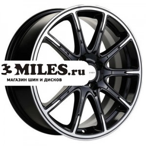 Диск 6.5x17 4x98 ET38 D58.6 Khomen Wheels KHW1707 (Lada Granta) Black-FP