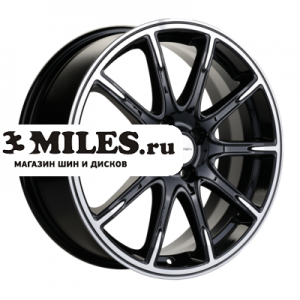 Диск 6.5x17 4x100 ET50 D60.1 Khomen Wheels KHW1707 (Lada Vesta) Black-FP