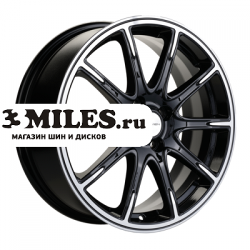 Диск 6.5x17 4x100 ET50 D60.1 Khomen Wheels KHW1707 (Lada Vesta) Black-FP