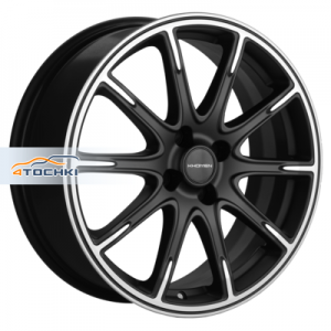Диск 6.5x17 4x100 ET50 D60.1 Khomen Wheels KHW1707 (Lada Vesta) Black-FP matt