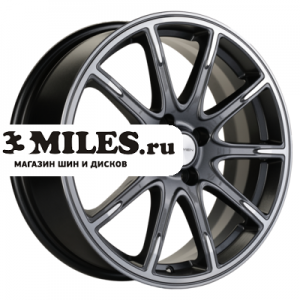 Диск 6.5x17 4x100 ET50 D60.1 Khomen Wheels KHW1707 (Lada Vesta) Gray-FP