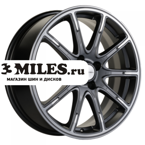 Диск 6.5x17 4x100 ET50 D60.1 Khomen Wheels KHW1707 (Lada Vesta) Gray-FP