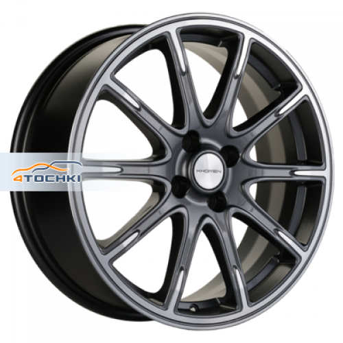 Диск 6.5x17 4x100 ET43 D60.1 Khomen Wheels KHW1707 (Lada Vesta Cross) Gray-FP