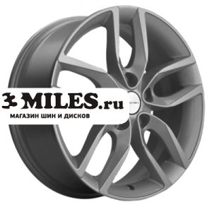 Диск 6.5x17 5x108 ET33 D60.1 Khomen Wheels KHW1708 (Chery tiggo 7pro) F-Silver