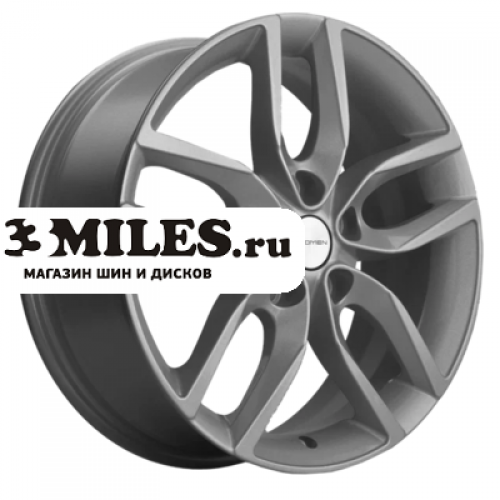 Диск 6.5x17 5x108 ET33 D60.1 Khomen Wheels KHW1708 (Chery tiggo 7pro) F-Silver