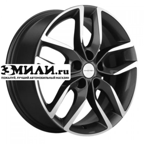 Диск 6.5x17 5x108 ET33 D60.1 Khomen Wheels KHW1708 (Chery Tiggo 7pro) Gray-FP