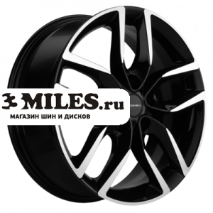 Диск 6.5x17 5x108 ET33 D60.1 Khomen Wheels KHW1708 (Chery tiggo 7pro) Black-FP