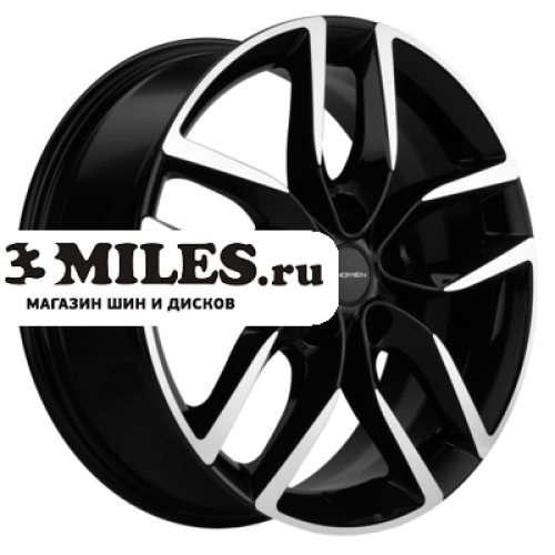 Диск 6.5x17 5x108 ET33 D60.1 Khomen Wheels KHW1708 (Chery tiggo 7pro) Black-FP