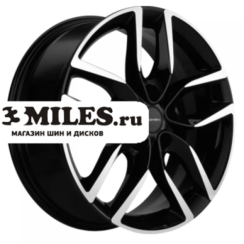 Диск 6.5x17 5x114.3 ET45 D54.1 Khomen Wheels KHW1708 (Geely Coolray) Black-FP
