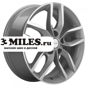 Диск 6.5x17 5x114.3 ET40 D64.1 Khomen Wheels KHW1708 (Haval F7/F7x) F-Silver-FP