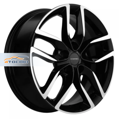 Диск 6.5x17 5x114.3 ET40 D67.1 Khomen Wheels KHW1708 (XCeed) Black-FP
