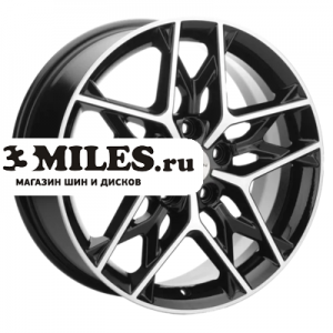 Диск 7x17 5x114.3 ET40 D57.1 Khomen Wheels KHW1709 (Besturn X40) Black-FP