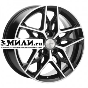 Диск 7x17 5x108 ET45 D60.1 Khomen Wheels KHW1709 (Chery Tiggo 3/3 Pro) Black-FP