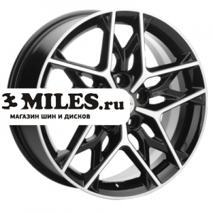 Диск 7x17 5x108 ET50 D63.35 Khomen Wheels KHW1709 (Ford C-Max) Black-FP