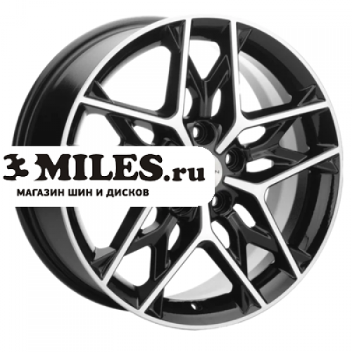 Диск 7x17 5x108 ET50 D63.35 Khomen Wheels KHW1709 (Ford C-Max) Black-FP