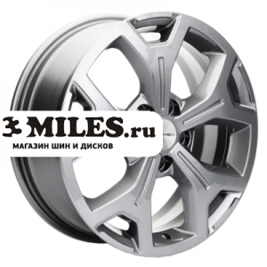 Диск 7x17 5x108 ET33 D60.1 Khomen Wheels KHW1710 (Chery tiggo 7/ 7pro) Gray