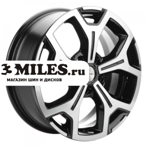 Диск 6.5x17 5x108 ET33 D60.1 Khomen Wheels KHW1710 (Chery tigo 7pro) Black-FP