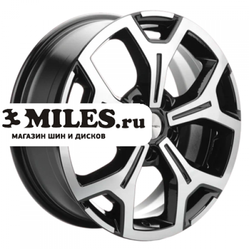 Диск 6.5x17 5x108 ET33 D60.1 Khomen Wheels KHW1710 (Chery tigo 7pro) Black-FP