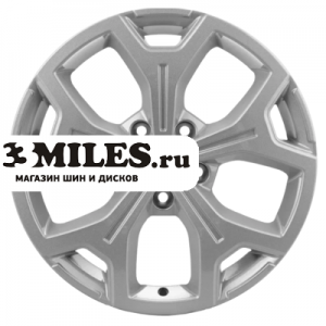 Диск 6.5x17 5x108 ET33 D60.1 Khomen Wheels KHW1710 (Chery tigo 7pro) F-Silver