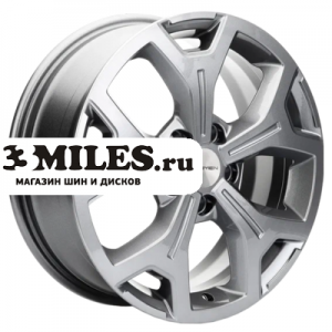 Диск 6.5x17 5x108 ET33 D60.1 Khomen Wheels KHW1710 (Chery tigo 7pro) Gray