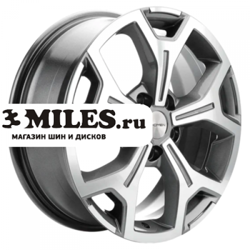 Диск 6.5x17 5x108 ET33 D60.1 Khomen Wheels KHW1710 (Chery tigo 7pro) Gray-FP