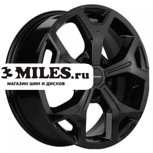 Диск 6.5x17 5x114.3 ET45 D54.1 Khomen Wheels KHW1710 (Coolray) Black