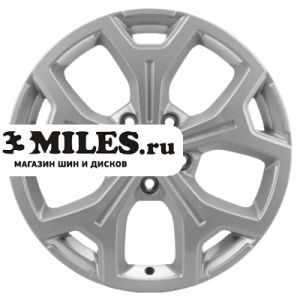 Диск 6.5x17 5x114.3 ET45 D54.1 Khomen Wheels KHW1710 (Coolray) F-Silver