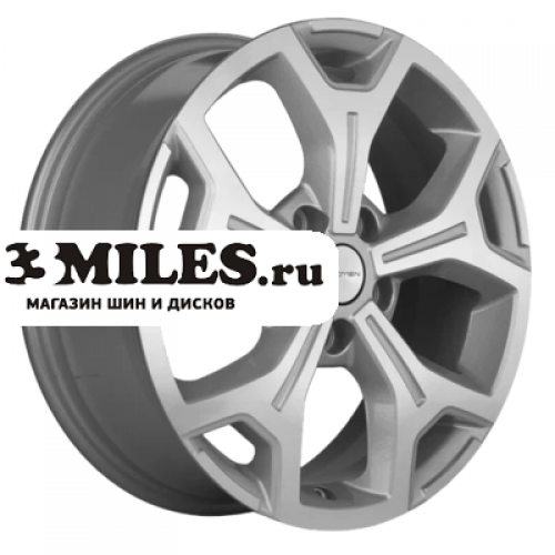 Диск 6.5x17 5x114.3 ET45 D54.1 Khomen Wheels KHW1710 (Coolray) F-Silver-FP