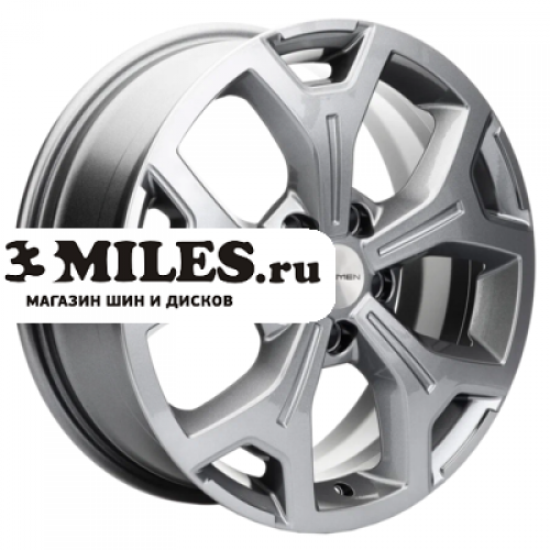 Диск 6.5x17 5x114.3 ET45 D54.1 Khomen Wheels KHW1710 (Coolray) Gray