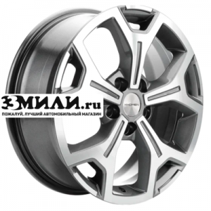 Диск 6.5x17 5x114.3 ET45 D54.1 Khomen Wheels KHW1710 (Coolray) Gray-FP