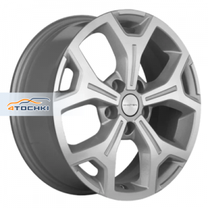 Диск 6.5x17 5x114.3 ET40 D64.1 Khomen Wheels KHW1710 (Haval F7/F7x) F-Silver-FP