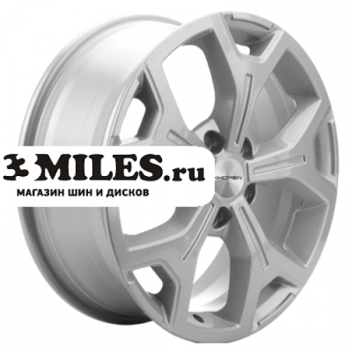Диск 7x17 5x114.3 ET37 D66.5 Khomen Wheels KHW1710 (Haval Jolion) F-Silver