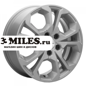 Диск 7x17 5x108 ET33 D60.1 Khomen Wheels KHW1711 (Chery tiggo 7/7pro) F-Silver