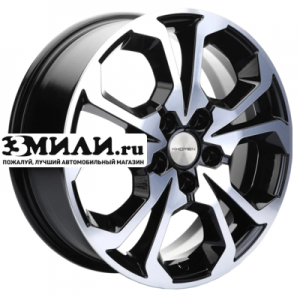 Диск 6.5x17 5x108 ET33 D60.1 Khomen Wheels KHW1711 (7pro) Black-FP