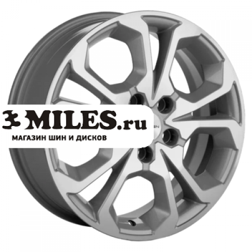 Диск 6.5x17 5x108 ET33 D60.1 Khomen Wheels KHW1711 (Chery tiggo 7pro) F-Silver-FP