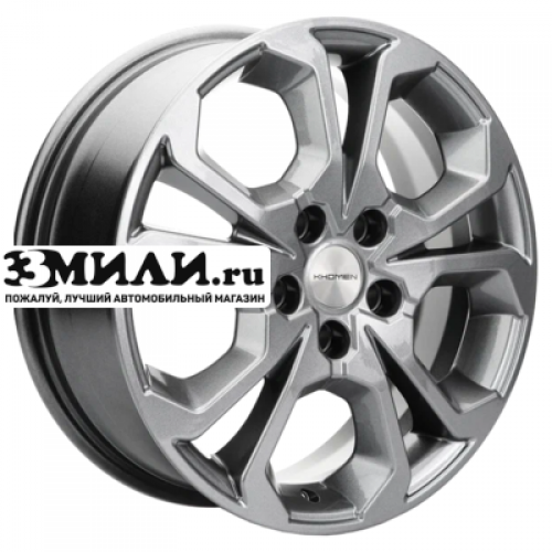 Диск 6.5x17 5x108 ET33 D60.1 Khomen Wheels KHW1711 (Chery tigo 7pro) Gray