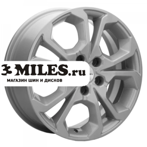 Диск 6.5x17 5x114.3 ET45 D54.1 Khomen Wheels KHW1711 (Coolray) F-Silver