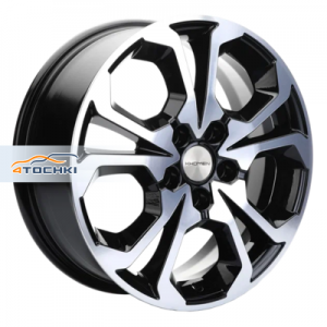Диск 6.5x17 5x114.3 ET40 D64.1 Khomen Wheels KHW1711 (Haval F7/F7x) Black-FP