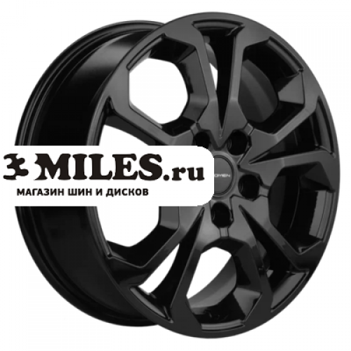 Диск 7x17 5x114.3 ET37 D66.5 Khomen Wheels KHW1711 (Haval Jolion) Black
