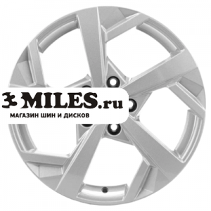 Диск 7x17 5x114.3 ET50 D67.1 Khomen Wheels KHW1712 (CX-5/Seltos) F-Silver