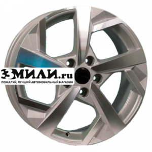 Диск 7x17 5x114.3 ET45 D60.1 Khomen Wheels KHW1712 (CS75) F-Silver-FP