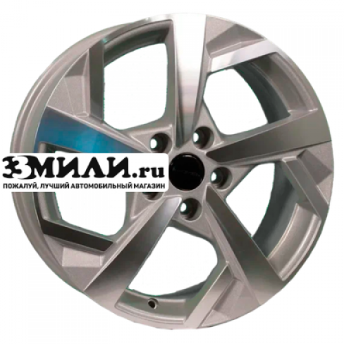 Диск 7x17 5x114.3 ET45 D60.1 Khomen Wheels KHW1712 (CS75) F-Silver-FP