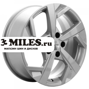 Диск 7x17 5x114.3 ET37 D66.5 Khomen Wheels KHW1712 (Haval Jolion) F-Silver